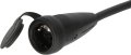 Adapter-Leitung CEE auf Schutzkontakt  IP44 1,5m H07RN-F 3G2,5 schwarz CEE 230V/16A Stecker und Schutzkontakt-Kupplung - Produktansicht