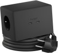 hugo! ONE Steckdosenw&uuml;rfel mit USB C 20W PD deep black - Produktbild