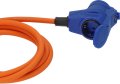Camping IP44 1,5m orange H07RN-F 3G2,5 Schutzkontakt-Stecker, Winkelkupplung CEE 230V/16A - Produktansicht