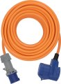 Camping CEE Verl&auml;ngerungskabel IP44 25m orange H07RN-F 3G2,5 CEE-Stecker, Winkelkupplung 230V/16A - Produktansicht