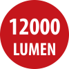 Professional 360&deg; LED Baustrahler RL P 12000 N mit 5m Kabel, 12000lm, IP54