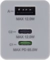 USB C Ladeger&auml;t 65W PD, 2x USB C und 1x USB A - Produktansicht