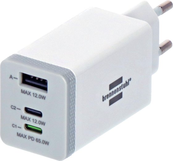 USB C Ladeger&auml;t 65W PD, 2x USB C und 1x USB A - Produktbild