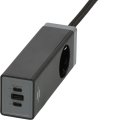 USB C Ladeger&auml;t mit 2x USB C 65W PD, 1x USB A 18W und Schutzkontakt-Steckdose - Produktansicht