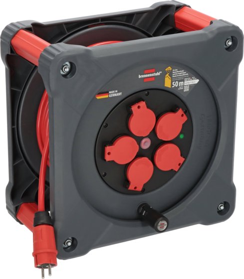 Professional Baustellen-Kabeltrommel KA 5210 5 IP44, 50m H07BQ-F 3G2,5 - Produktbild