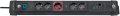 Premium-Web-Line Internet-Steckdosenleiste 5-fach schwarz 3m H05VV-F 3G1,5 1xMaster 2xSlave 2xPermanent - 
