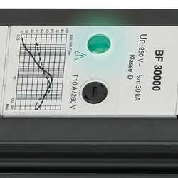 Premium-Line 30.000A &Uuml;berspannungsschutz-Automatiksteckdosenleiste 7-fach schwarz/lichtgrau 3m H05VV-F 3G1,5 1xMaster 2xSlave 4xPermanent - 