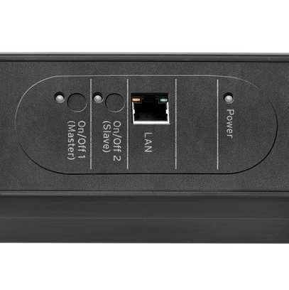 Premium-Web-Line Internet-Steckdosenleiste 5-fach schwarz 3m H05VV-F 3G1,5 1xMaster 2xSlave 2xPermanent - 