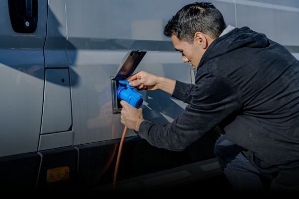 Stromversorgung für Wohnwagen